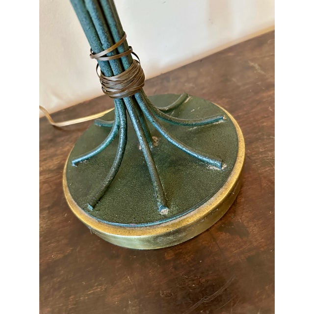 Hart Associates Vintage Palm Tree Table Lamps Hart Associates- A Pair For Sale - Image 4 of 5