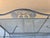 Russell Woodard Vintage Russell Woodard Attributed Wrought Iron Briarwood Daisy Bench Settee For Sale - Image 4 of 17