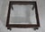 French Country Country French Oak Coffee Table W. Glass Top For Sale - Image 3 of 12