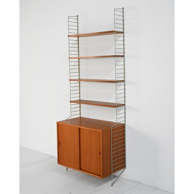 String Bookcase by Nisse Strinning, 1950s For Sale - Image 10 of 10