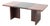Wooden and Eco-Leather Desk Table, 1970s For Sale