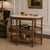 Wood Antique French Louis XVI Style Marble & Caned Carved Fruitwood Drinks Side Table For Sale - Image 7 of 7