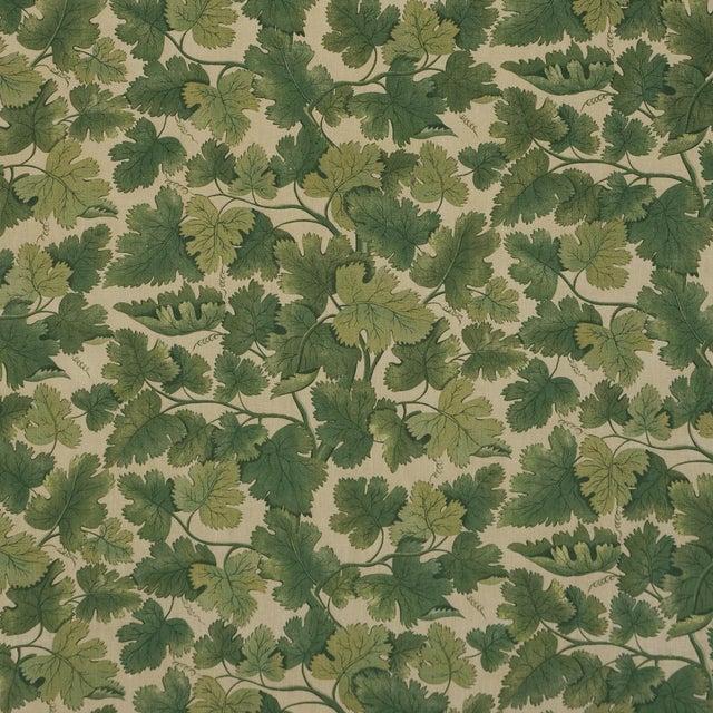 2020s Sample - Schumacher Edinburgh Vine Fabric In Moss For Sale - Image 5 of 5