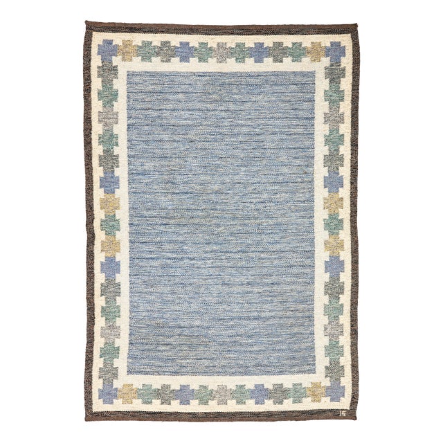 Swedish Rug by Ingegerd Silow, 1950s For Sale