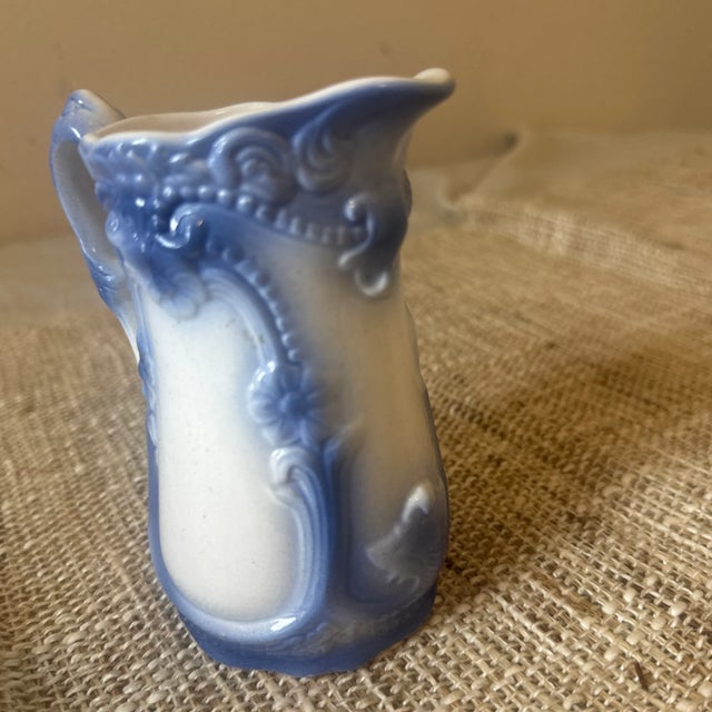 English Creamer --1980s Crownford Giftware Victorian Dream Creamer Pitcher For Sale - Image 3 of 5