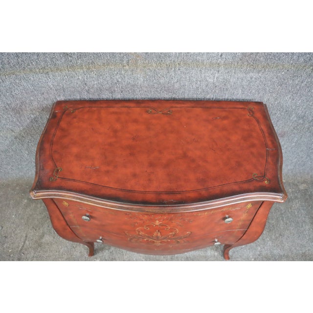 2000 - 2009 Paint Decorated Bombay Commode For Sale - Image 5 of 10