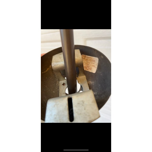 1960s 1960’s Gargantuan Minimalist Brown Cylindrical Pendants For Sale - Image 5 of 6