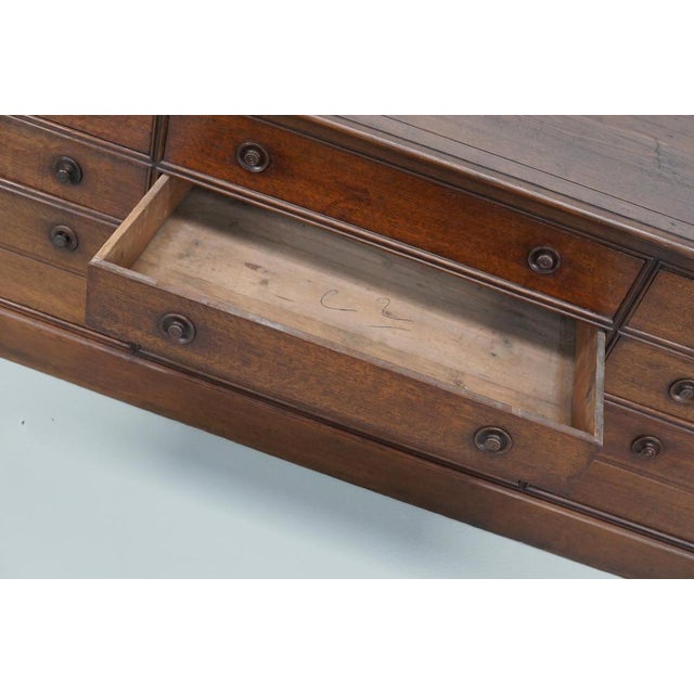 Large Antique French Oak Apothecary / Museum Cabinet, 1900s For Sale - Image 11 of 18