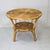 Vintage Round Two-Tier Coffee Table in Bamboo and Rattan by Tito Agnoli, Italy, 1960s For Sale - Image 9 of 9