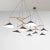 Monumental Daniel Becker Emily 9 Chandelier in Matte Anthracite for Moss Objects. Designed by Berlin luminary Daniel...