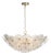 Regina Andrew Holly Glass Disc Chandelier, Clear For Sale