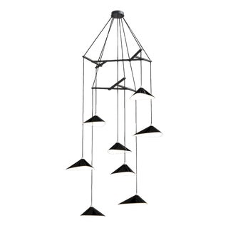 Emily V8 Group in High Gloss Paint Pendant Light from Moss Objects For Sale