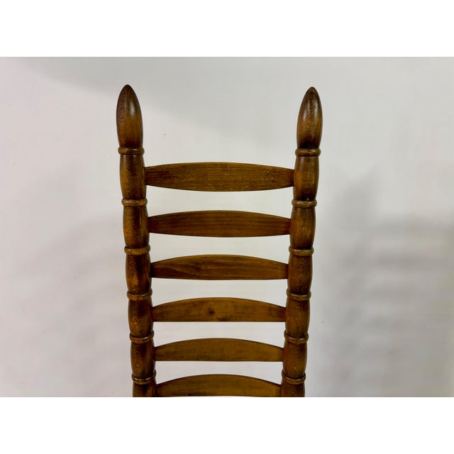 Tall Ladderback Chairs, 1960s, Set of 2 For Sale - Image 11 of 13