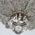 White 1960s Neoclassical Crystal Beaded "Swag" Flush Mount Fixture For Sale - Image 8 of 12