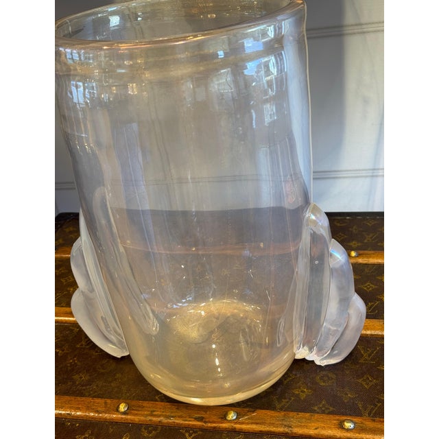 Venetian Gilt and Iridescent Glass Vase, 1980s For Sale - Image 8 of 16