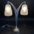 Silver Art Deco Degué Table Lamps from Verrerie Dart Degué, 1920s, Set of 2 For Sale - Image 8 of 12