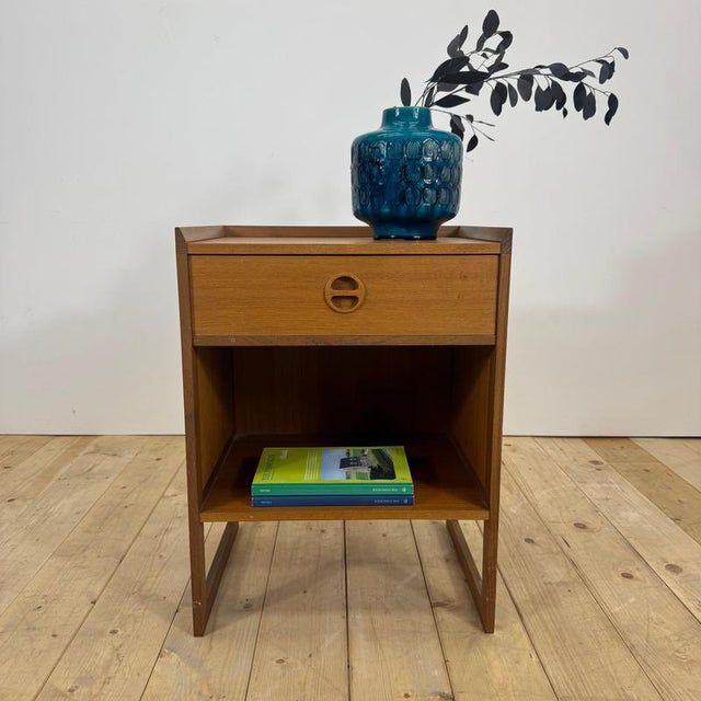 Night Bedside Table by Arne Wahl Iversen for Möbel-Ikea, 1960 For Sale - Image 7 of 10