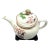 Antique 18th Century First Period Worcester Porcelain Teapot Mandarin Pattern Dr Wall Era For Sale