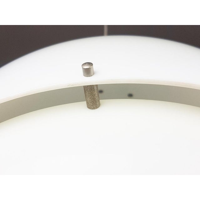 Model 22/5 Pendant Lamp in Nickel-Plated Brass and White Methacrylate by L. Bandini Buti for Kartell, 1960s For Sale - Image 3 of 13