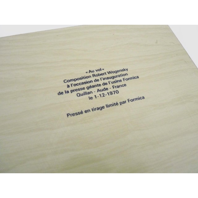 Black Robert Wogensky, In Flight, 1970s, Formica For Sale - Image 8 of 10