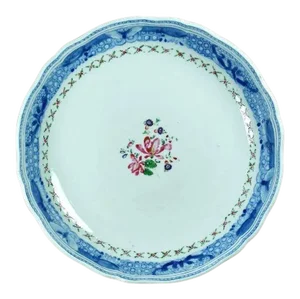 18th Century Chinese Export American Federal Market Porcelain Bowl
