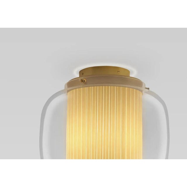 Contemporary Manila C Gr Golden Matte Celling Lamp by Sebastian Herkner for Parachilna For Sale - Image 3 of 12