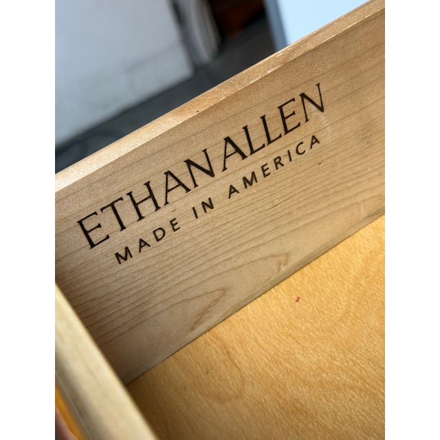 Wood Ethan Allen Dawson Tall Dresser For Sale - Image 7 of 12