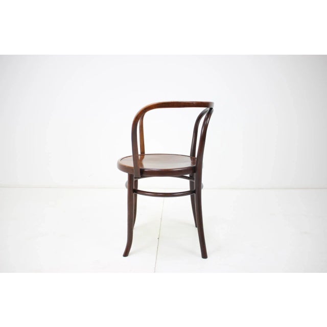 Thonet Thonet Mundus Wooden Armchair in Vienna Style, 1920s For Sale - Image 4 of 13