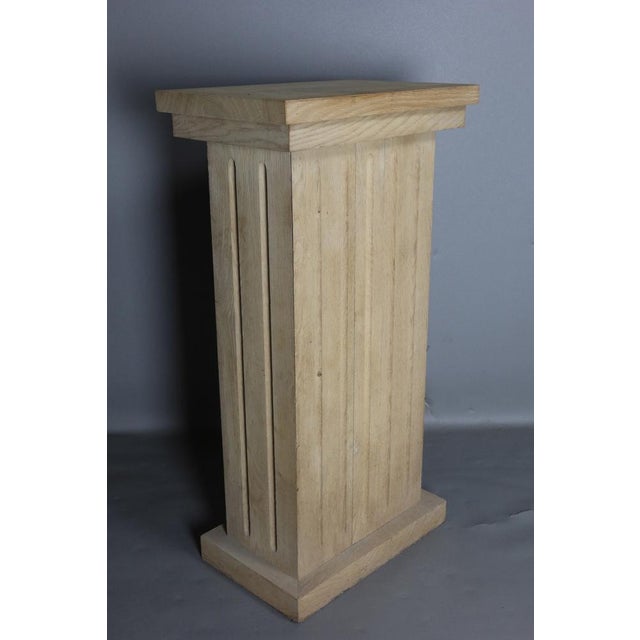 sandblasted oak harness with flutes from the second half of the 20th century. A second harness is available on request....