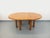 Vintage Round Dining Table in Blond Elm with Extensions from Seltz, 1970s For Sale - Image 4 of 18