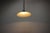 Czechoslovakian Space Age Pendant Lamp in Black Metal, 1970s For Sale - Image 9 of 12