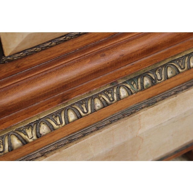Pair Vintage Marble Panel Neoclassical Pedestals For Sale - Image 12 of 15