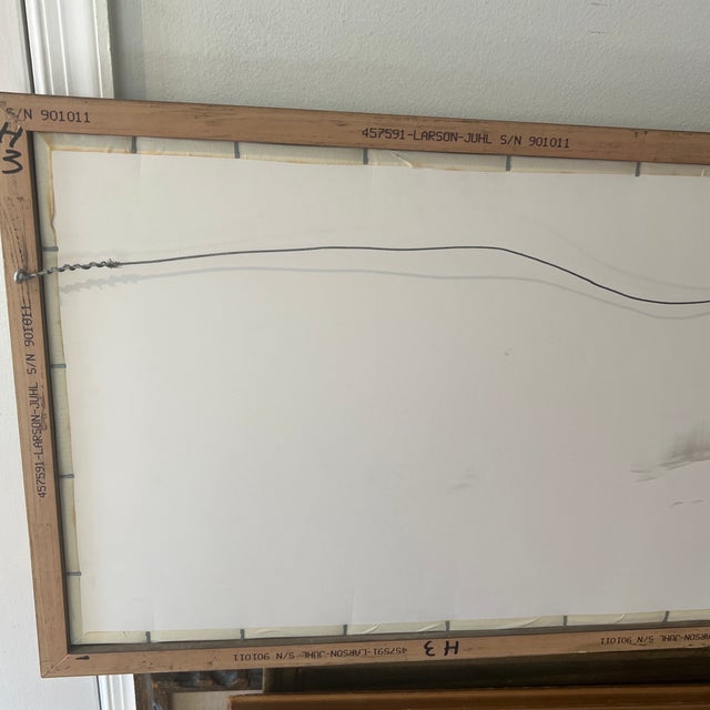 Modern American Watercolor Signed Framed Titled Sushi and Caviar For Sale - Image 11 of 12