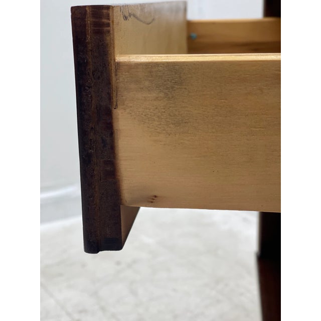 1970s 1970s Vintage Drexel Nightstand Dovetail Drawers For Sale - Image 5 of 7
