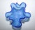 1990s Vintage Murano Style Art Glass Fazzoletto Handkerchief Vase For Sale - Image 5 of 6