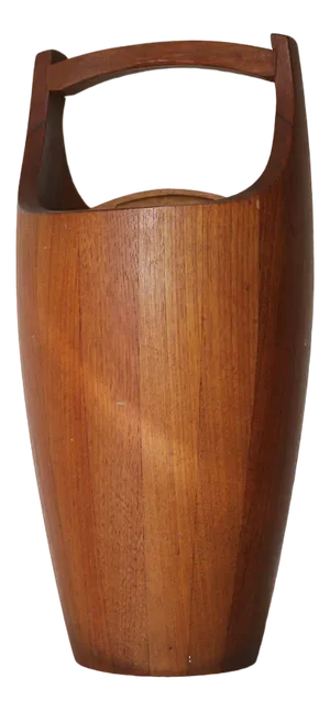 Teak Ice Bucket attributed to Jens Quistgaard for Dansk Design, 1960s