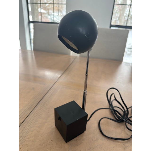 1960s Lightolier Atomic Desk Expandable Lamp Light Dome Eyeball For Sale - Image 12 of 12