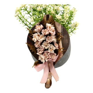 Silver Flower Bouquet in Smooth For Sale