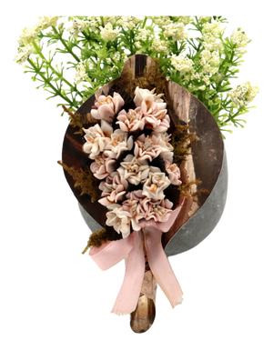 Silver Flower Bouquet in Smooth