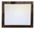 Art Nouveau Mahogany Picture Frame with Brass Floral Mounts, Austria, 1900s For Sale