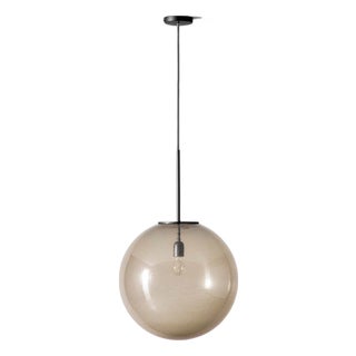Mid-Century Modern Bollicosa Pendant Lamp in Blown Glass from Cassina, Italy For Sale