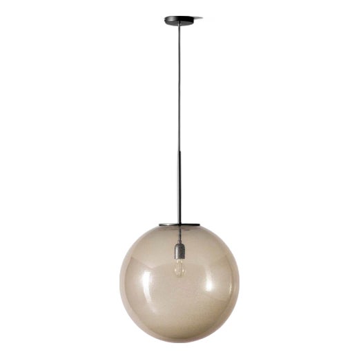 Mid-Century Modern Bollicosa Pendant Lamp in Blown Glass from Cassina, Italy For Sale