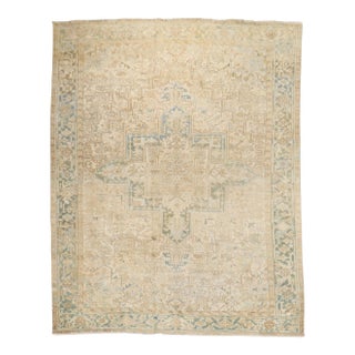 Antique Zabihi Collection Heriz Rug - 8'1" x 10'1" For Sale