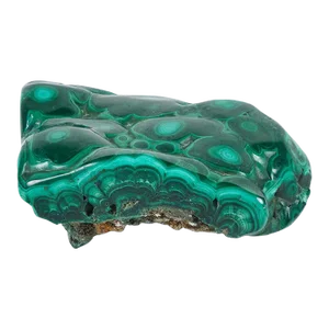Biomorphic Malachite Sculpture