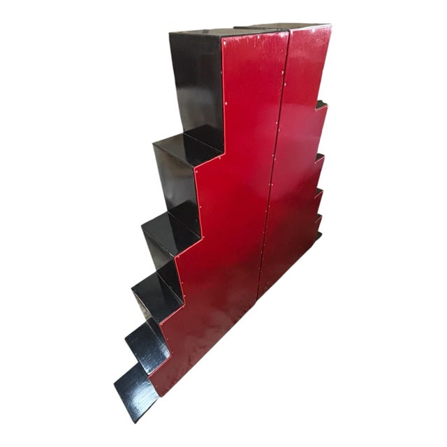Art Deco 1990s Art Deco Bookends / Shelves, 2 Pieces For Sale - Image 3 of 3