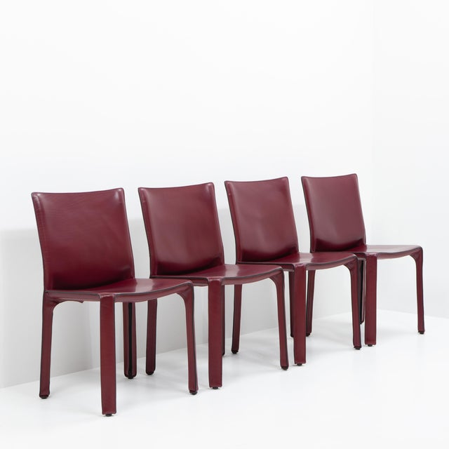Mario Bellini designed the Cab chair for Cassina in the late 1970s. A tubular steel frame is fully enveloped in thick...