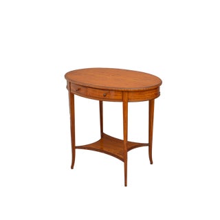 Late Victorian Satinwood Occasional Table For Sale