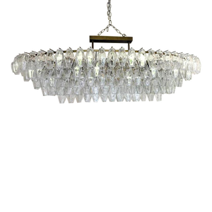 Murano Glass Chandelier Poliedro