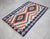 1980s Vintage Hand Woven Turkish Rug Flat Weave Wool Area Kilim Oushak Rug For Sale - Image 9 of 12