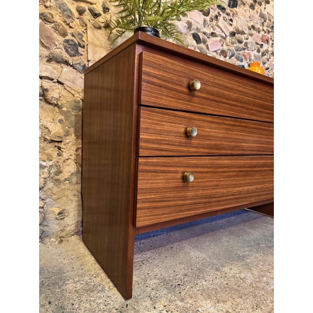 Wood Mid-Century Modernist Danish Teak Chest of Drawers from Meredew, 1960s For Sale - Image 7 of 18